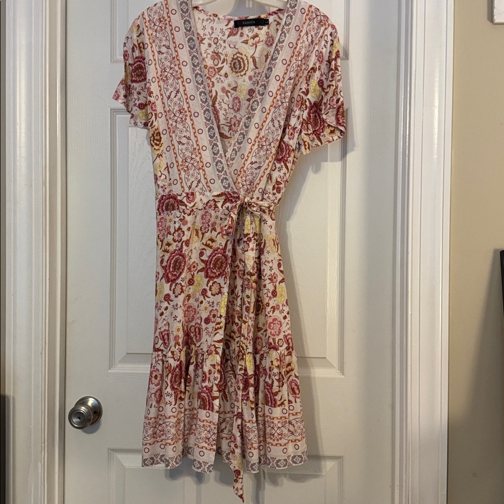 Floral Wrap Dress